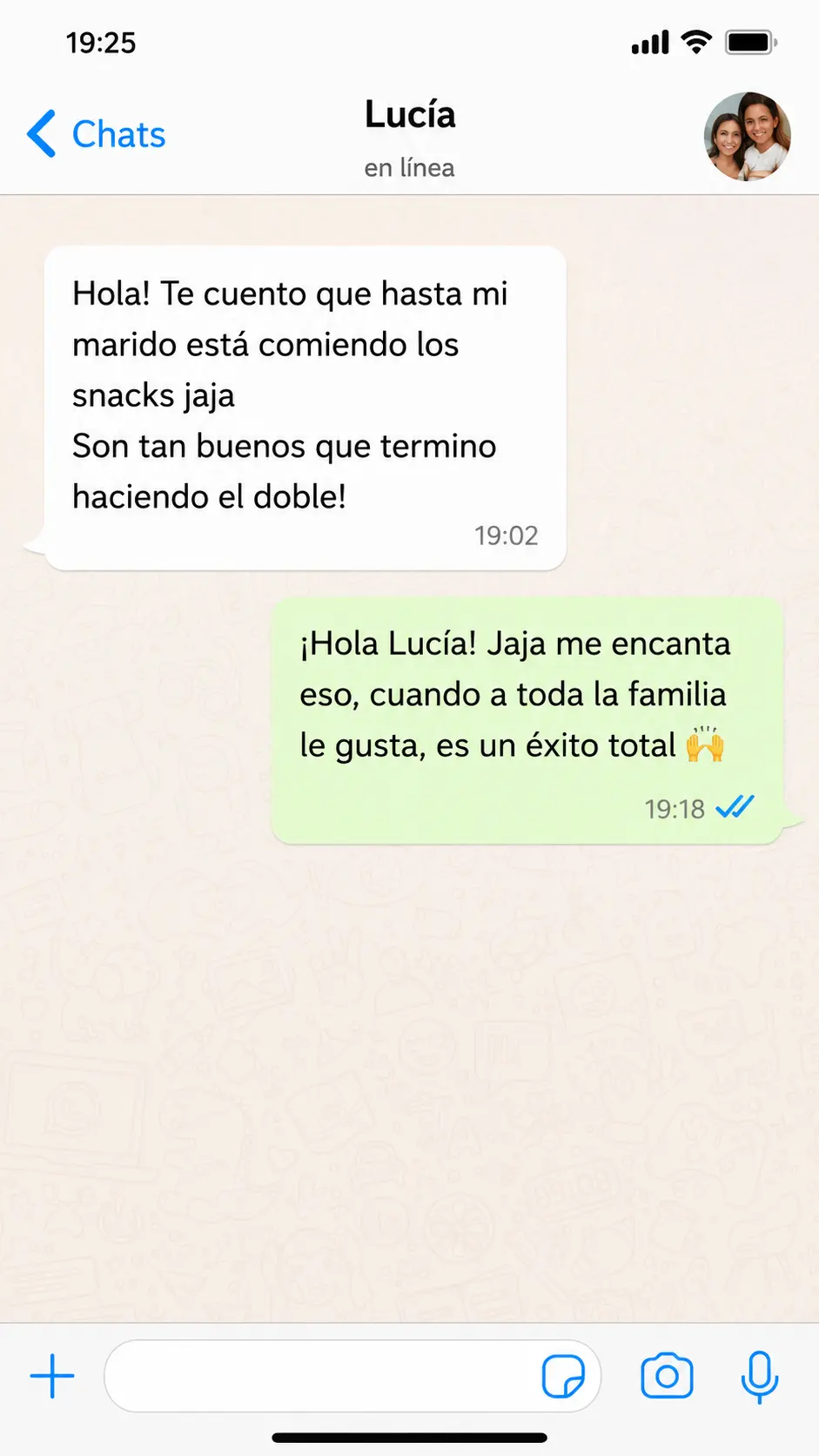 Reseña 8 de clienta de Lonchera Campeona